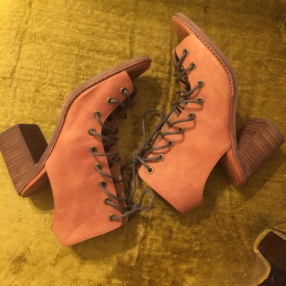 Free People X Jeffrey Campbell Minimal Lace Up 6.5